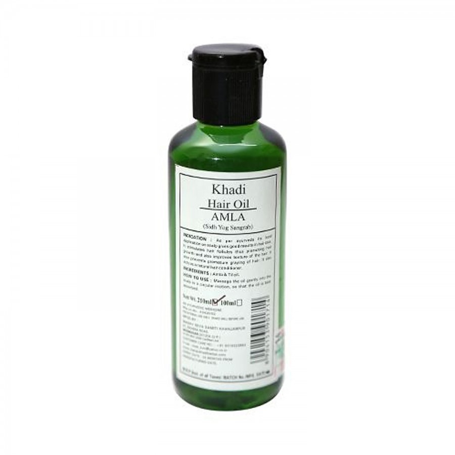 Khadi Manav Hair Oil - Amla Sidh Yog Sangrah