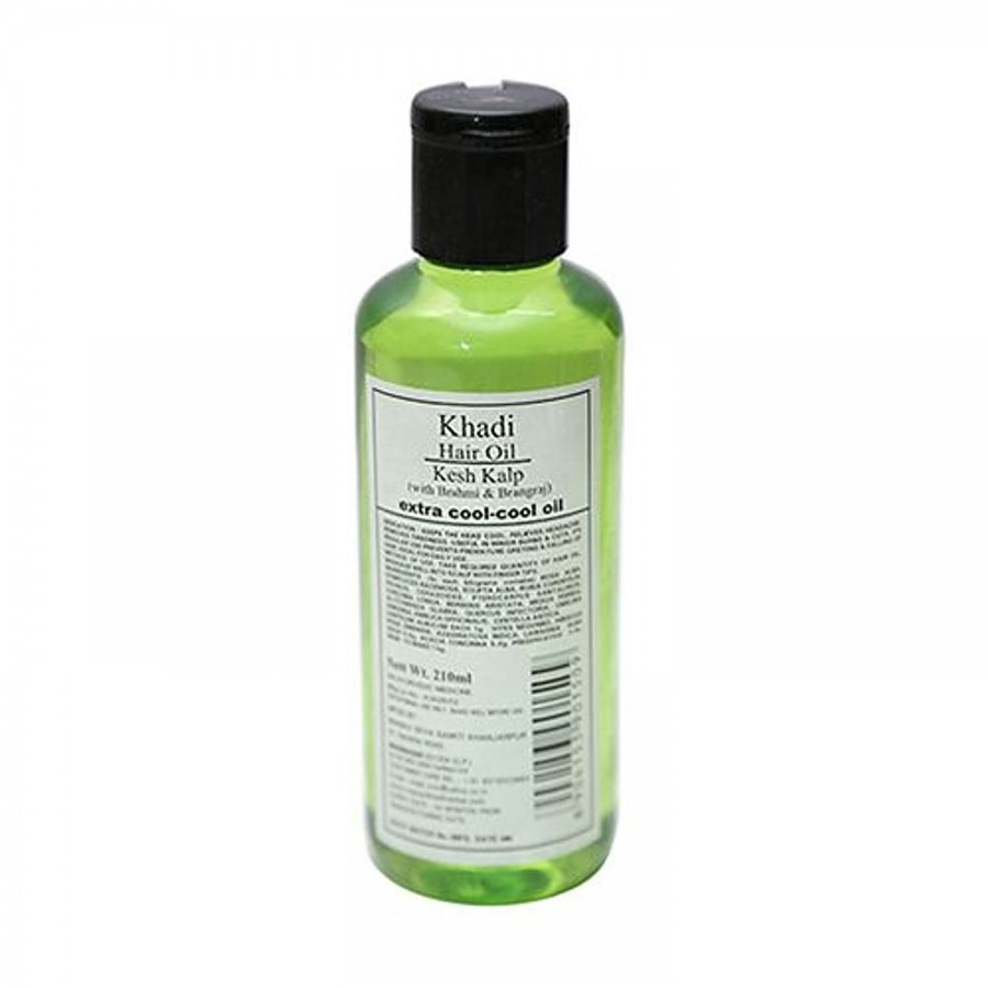 Khadi Manav Hair Oil - Kesh Kalp Extra Cool- Cool With Brahmi And Bringraj