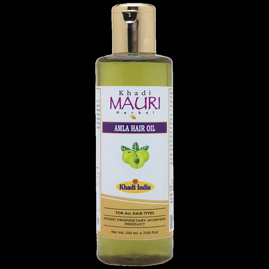 Khadi Mauri Herbal Amla Hair Oil - Ayurvedic