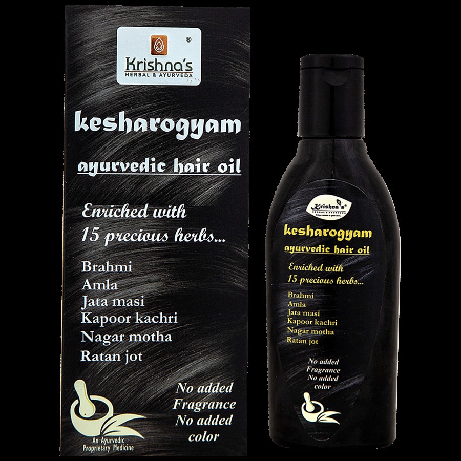 Krishnas Kesharogyam Hair Oil - Nourishes & Strengthens