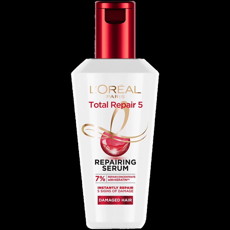 L'Oreal Paris Total Repair 5 Instant Smoothing & Nourishing Oil Serum - Unmanageable Damaged Hair