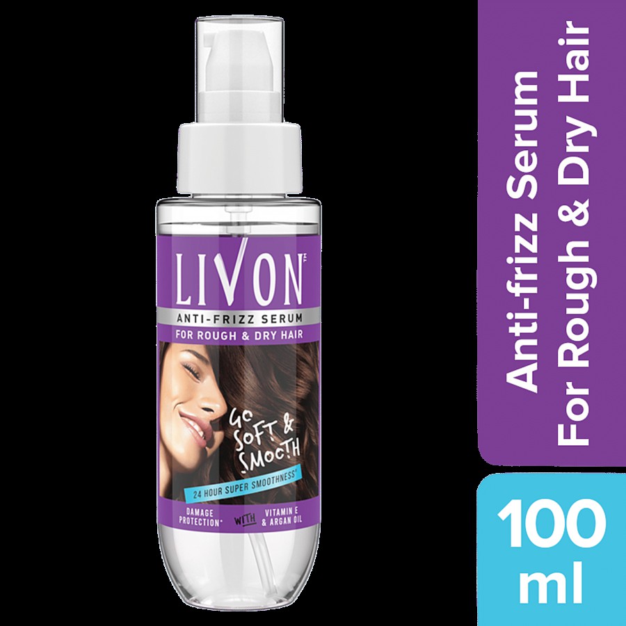 Livon Serum Anti-frizz Serum - For Rough & Dry Hair