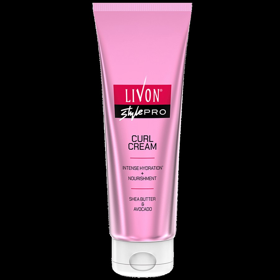 Livon Style Pro Curl Cream - With Shea Butter & Avocado