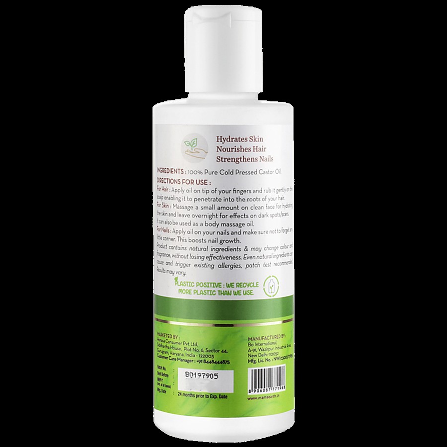 Mamaearth Castor Oil - For Skin