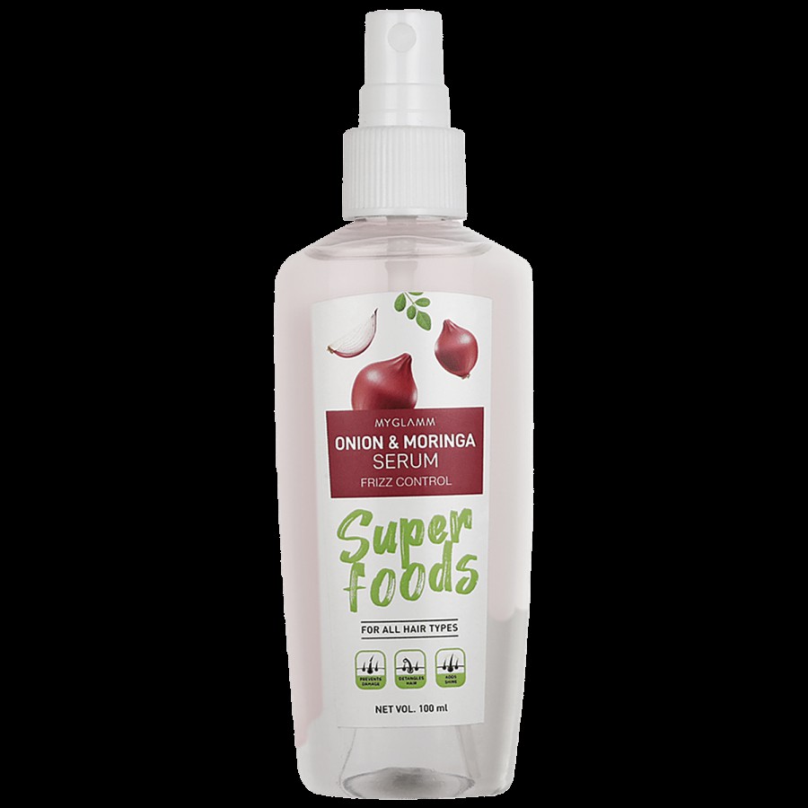 MyGlamm Superfoods Onion & Moringa Serum - Controls Frizz