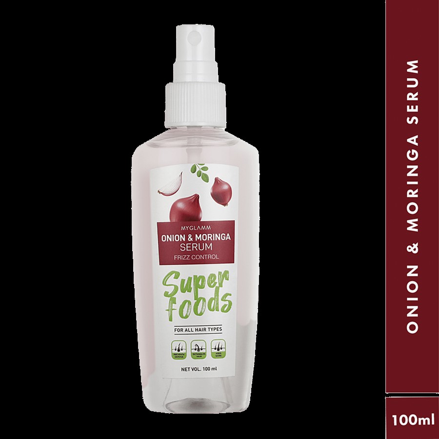 MyGlamm Superfoods Onion & Moringa Serum - Controls Frizz