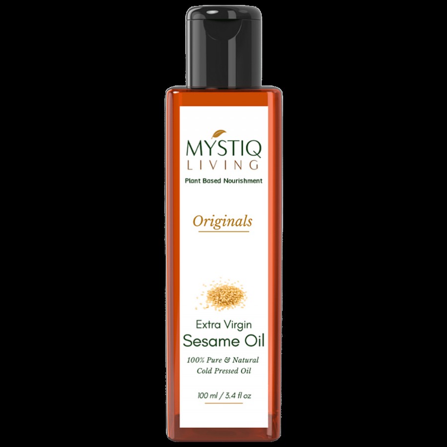 Mystiq Living Extra Virgin Sesame Oil - Cold Pressed