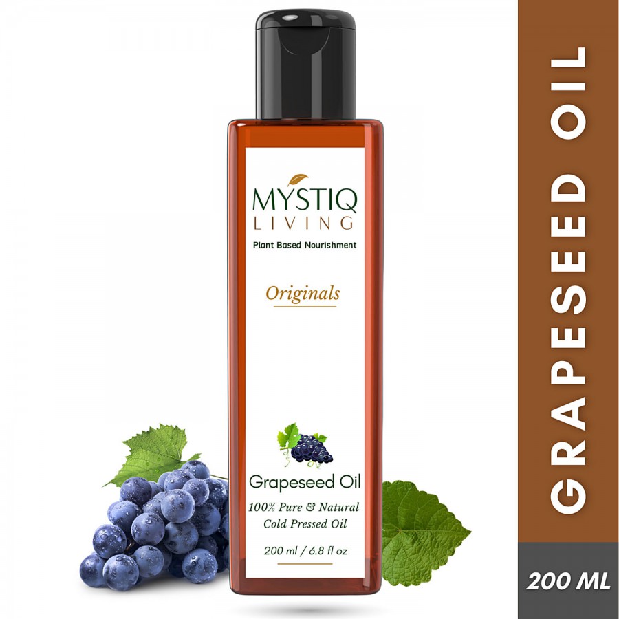 Mystiq Living Grapeseed Oil For Hair