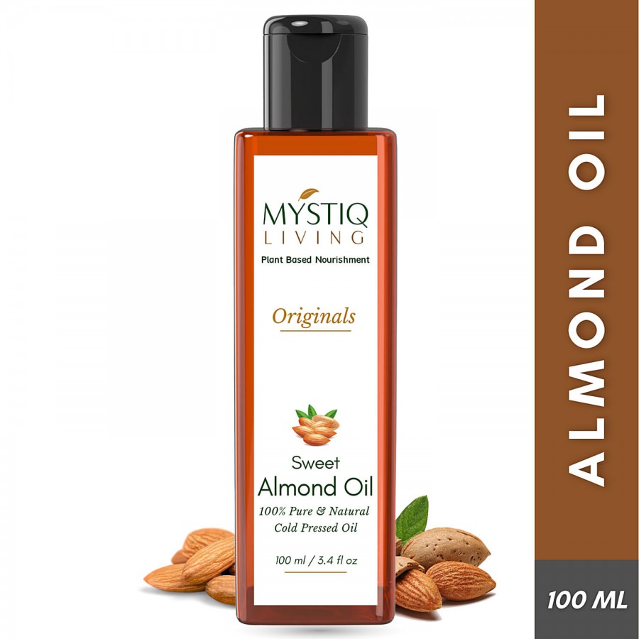 Mystiq Living Sweet Almond Oil For Hair