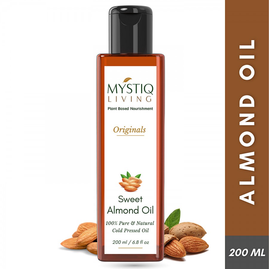 Mystiq Living Sweet Almond Oil For Hair