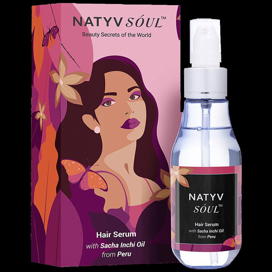 Natyv Soul Hair Serum - With Sacha Inchi Oil