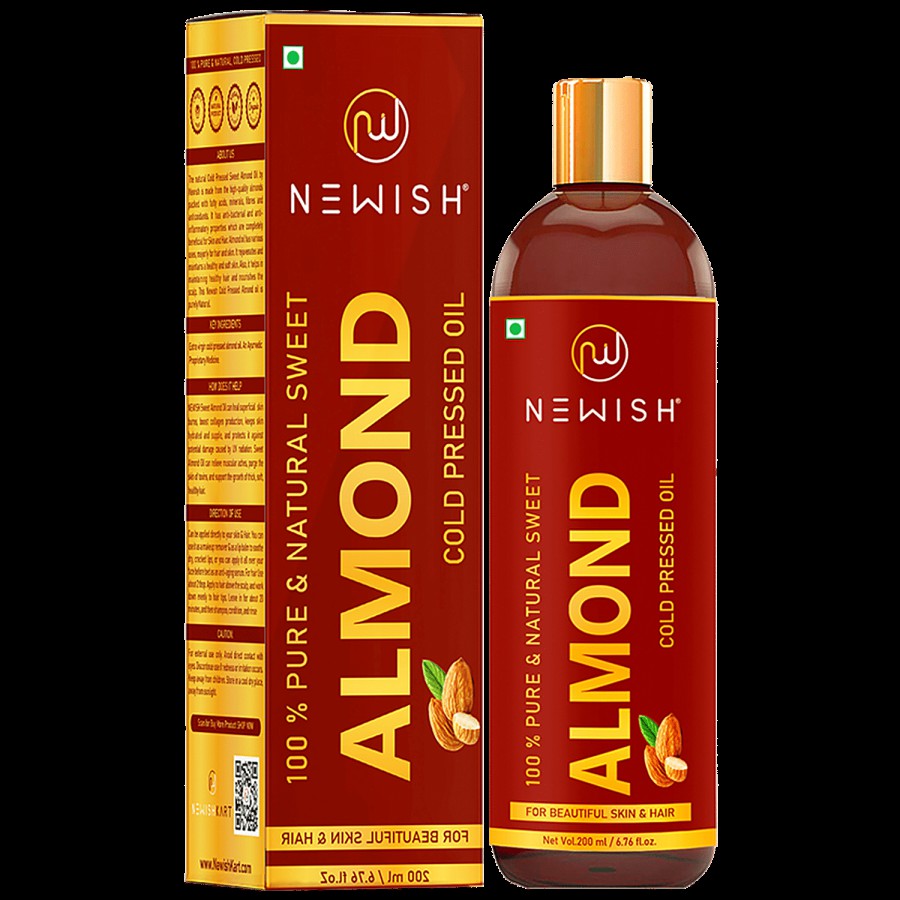 Newish Badam Rogan Oil - For Hair