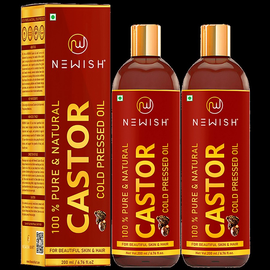 Newish Castor Oil - For Hair Growth