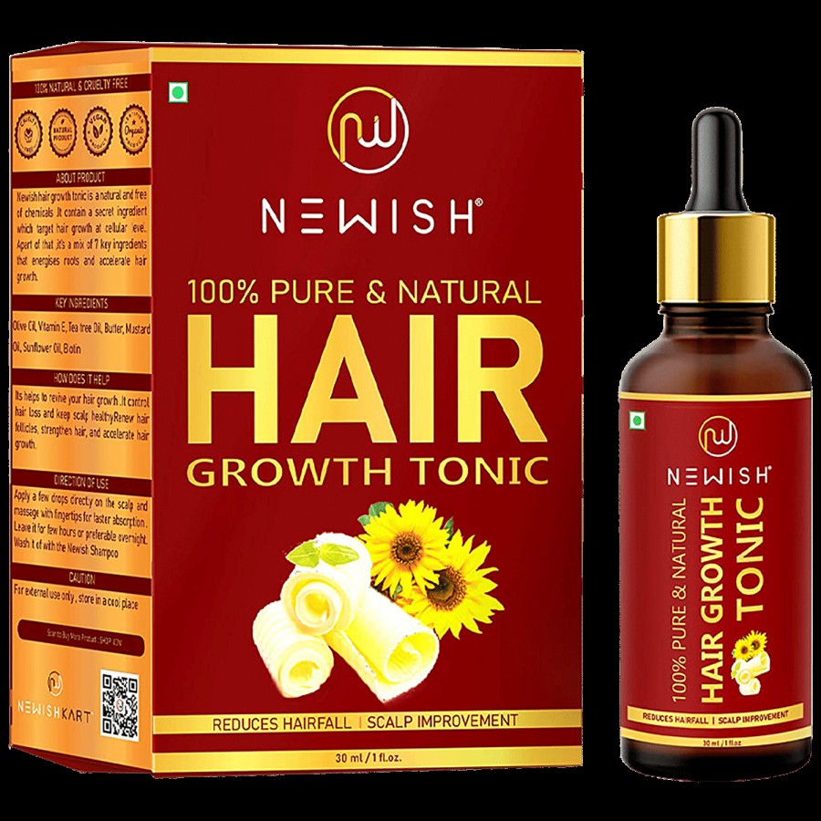 Newish Hair Growth Vitalizer Tonic Oil - For Men