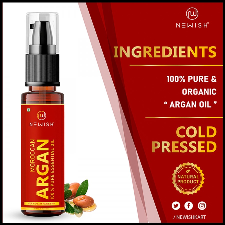 Newish Moroccan Argan Oil - 100% Pure & Natural