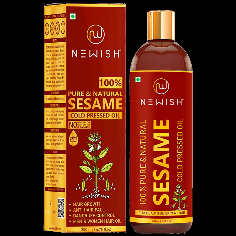 Newish Sesame Oil - Cold Pressed