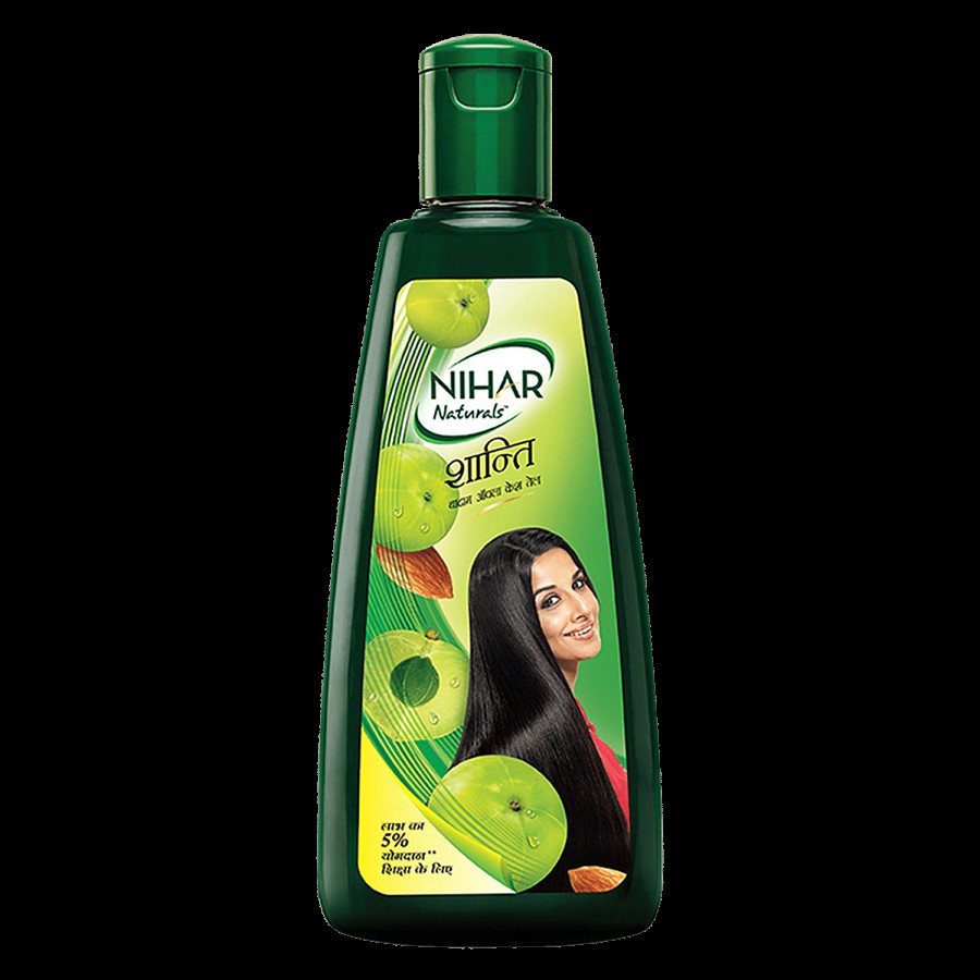 Nihar Naturals Amla & Badam Hair Oil - 3x Stronger Hair