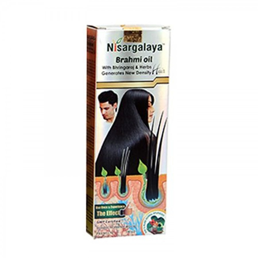 Nisargalaya Brahmi Oil - With Bhringaraj & Herbs