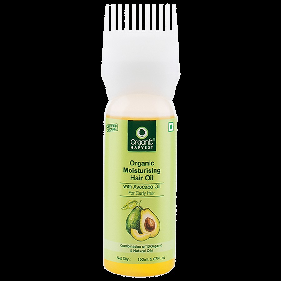 Organic Harvest Moisturising Hair Oil - With Avocado & Natural Oils