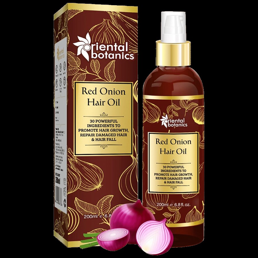 Oriental Botanics Red Onion Hair Oil - For Dull