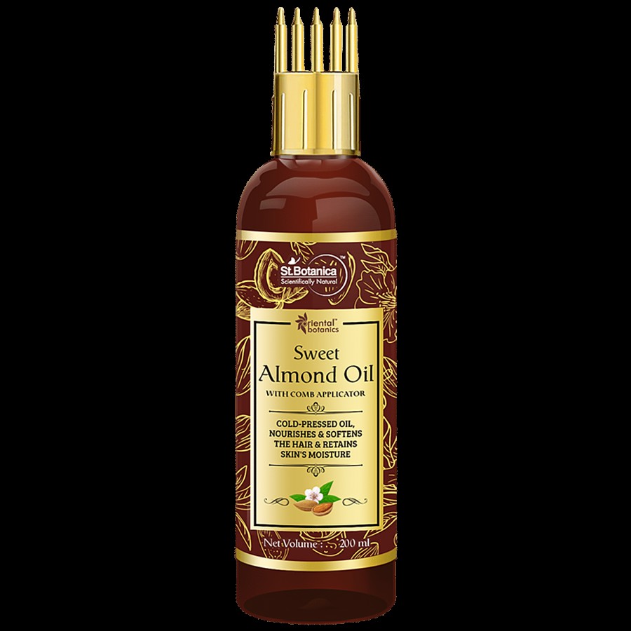 Oriental Botanics Sweet Almond Oil - For Hair & Skin Care