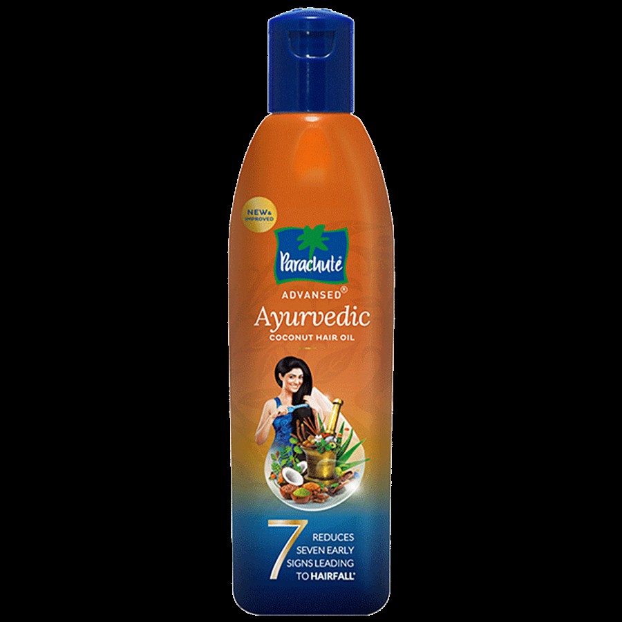 Parachute  Advansed Ayurvedic Coconut Hair Oil - 7 Major Hair Problem