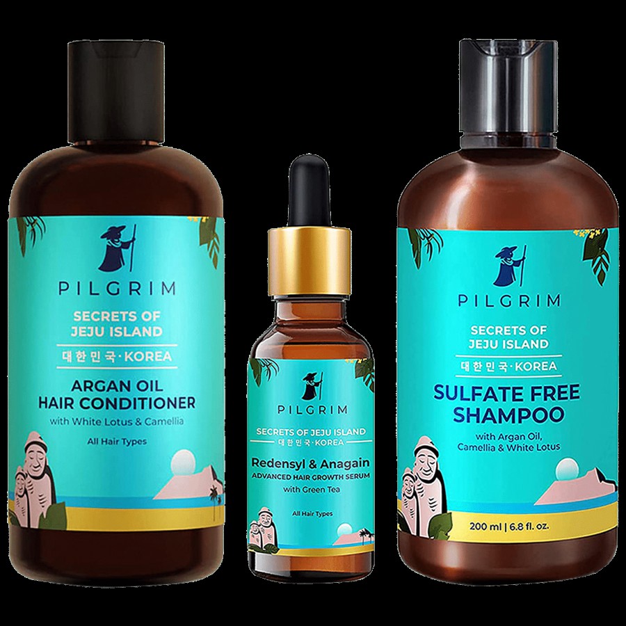 Pilgrim Hair Growth Kit - Provides Nourishment