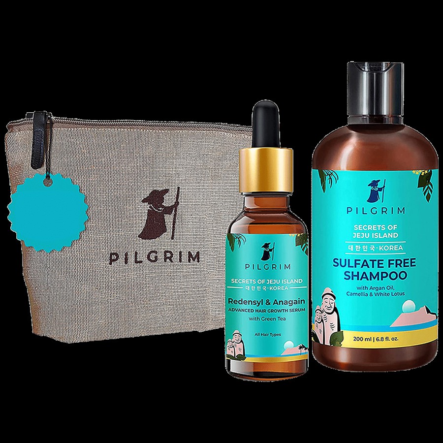 Pilgrim Hair Growth Kit - Provides Nourishment