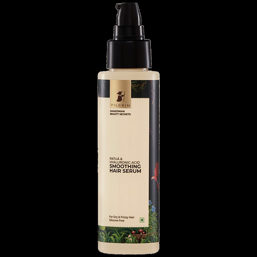 Pilgrim Patua & Hyaluronic Acid Smoothing Hair Serum - For Dry & Frizzy Hair