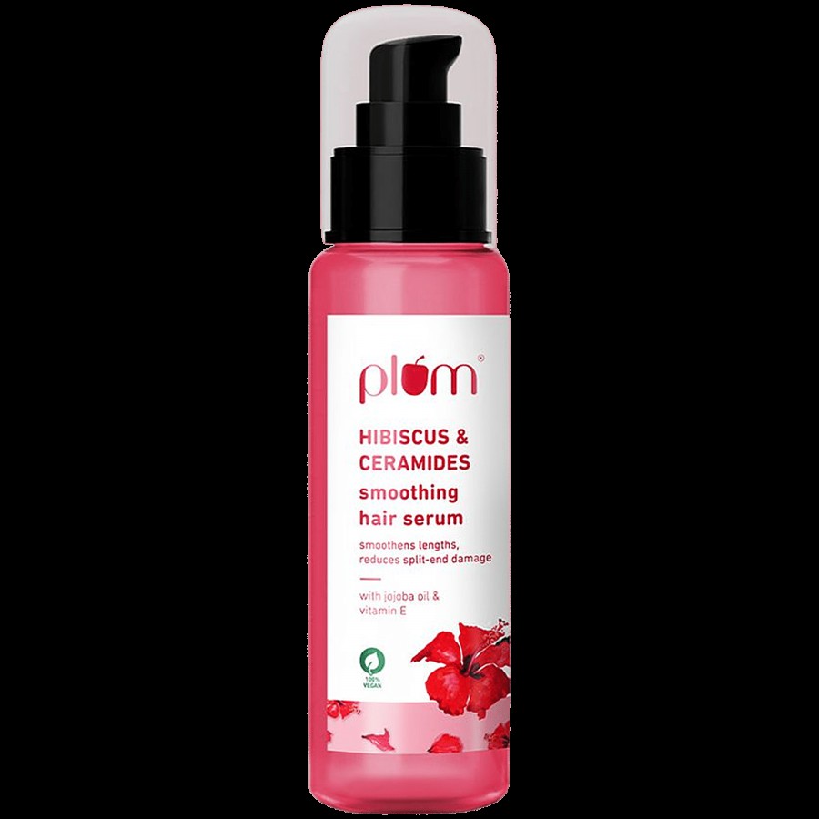 Plum Hibiscus & Ceramides Smoothing Hair Serum - Smoothens