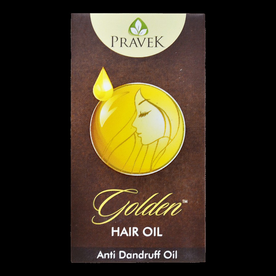 Pravek Golden Hair Oil - Anti Dandruff