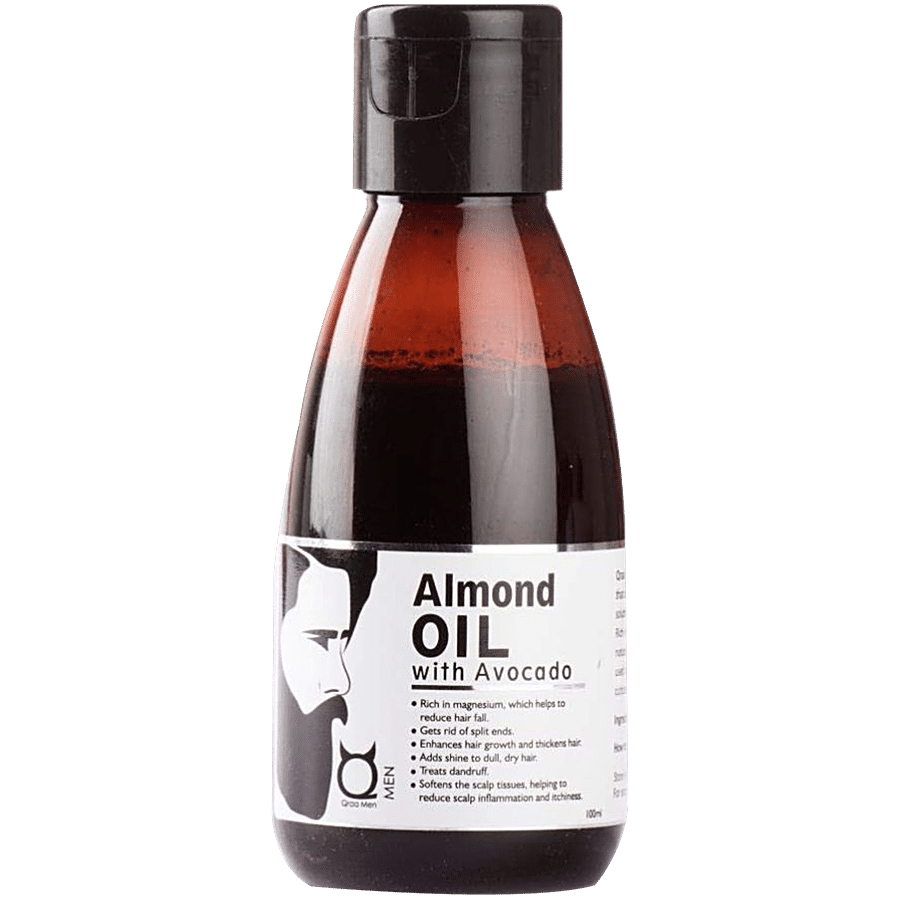 Qraa Men Almond Oil With Avocado