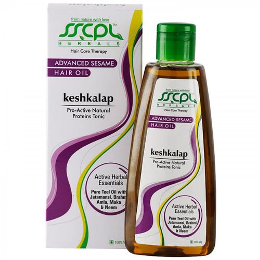 SSCPL HERBALS Keshkalap Advance Sesame Hair Oil - Hair Care Therapy