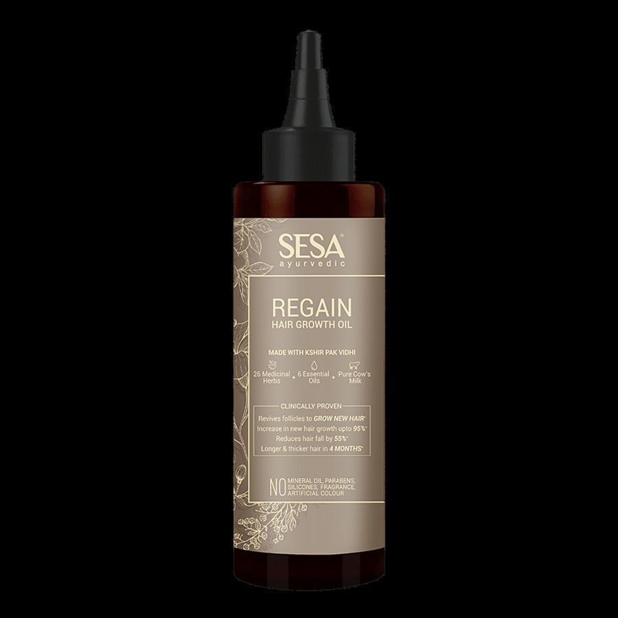 Sesa Ayurvedic Regain Oil Refill Pack - 100% Natural