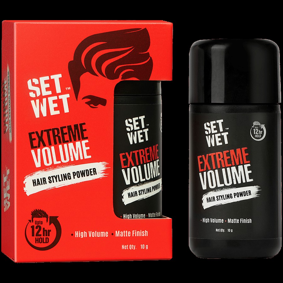 Set Wet Extreme Volume Hair Styling Powder - Matte Finish