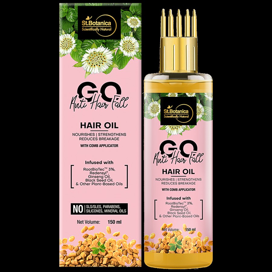 StBotanica GO Mineral Anti Hair Fall Oil - RootBiotec 3%