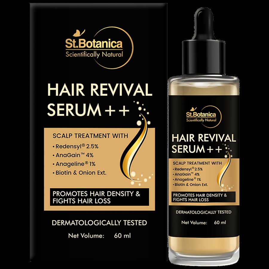 StBotanica Natural Hair Revival Serum ++ - With Redensyl 2.5%