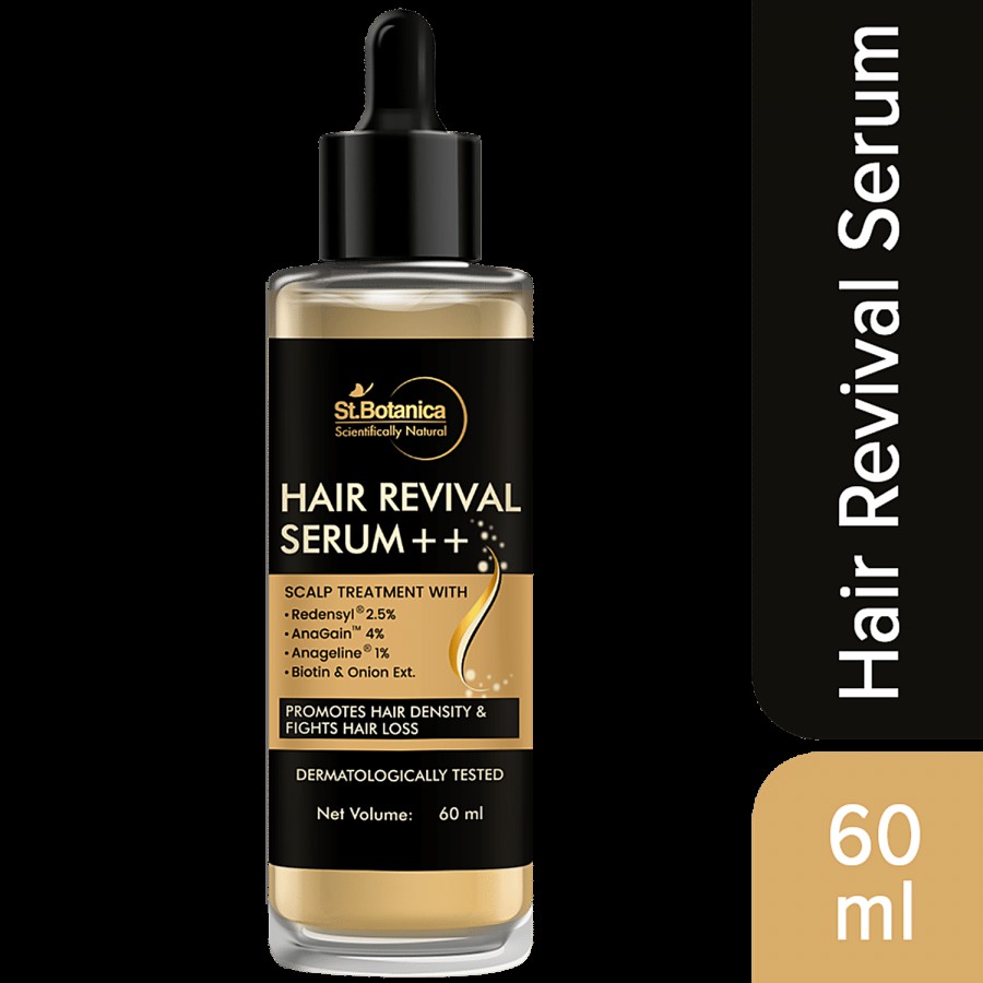 StBotanica Natural Hair Revival Serum ++ - With Redensyl 2.5%