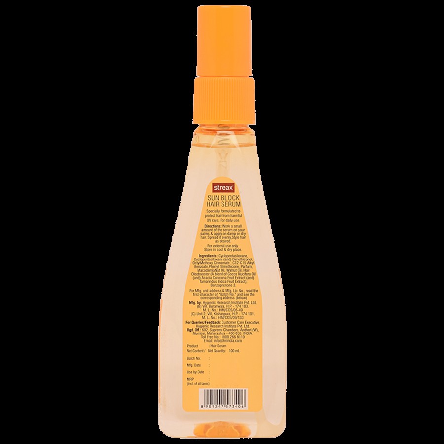 Streax Sun Block Hair Serum