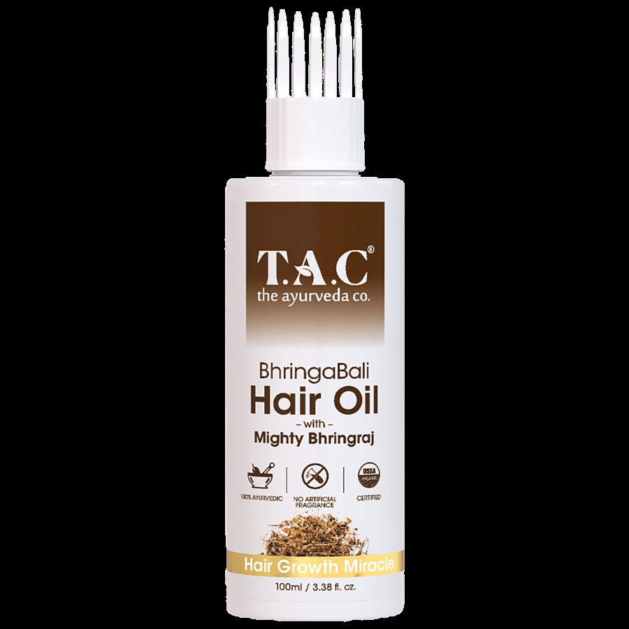 TAC - The Ayurveda Co. Bhringabali Hair Oil With Mighty Bhringraj