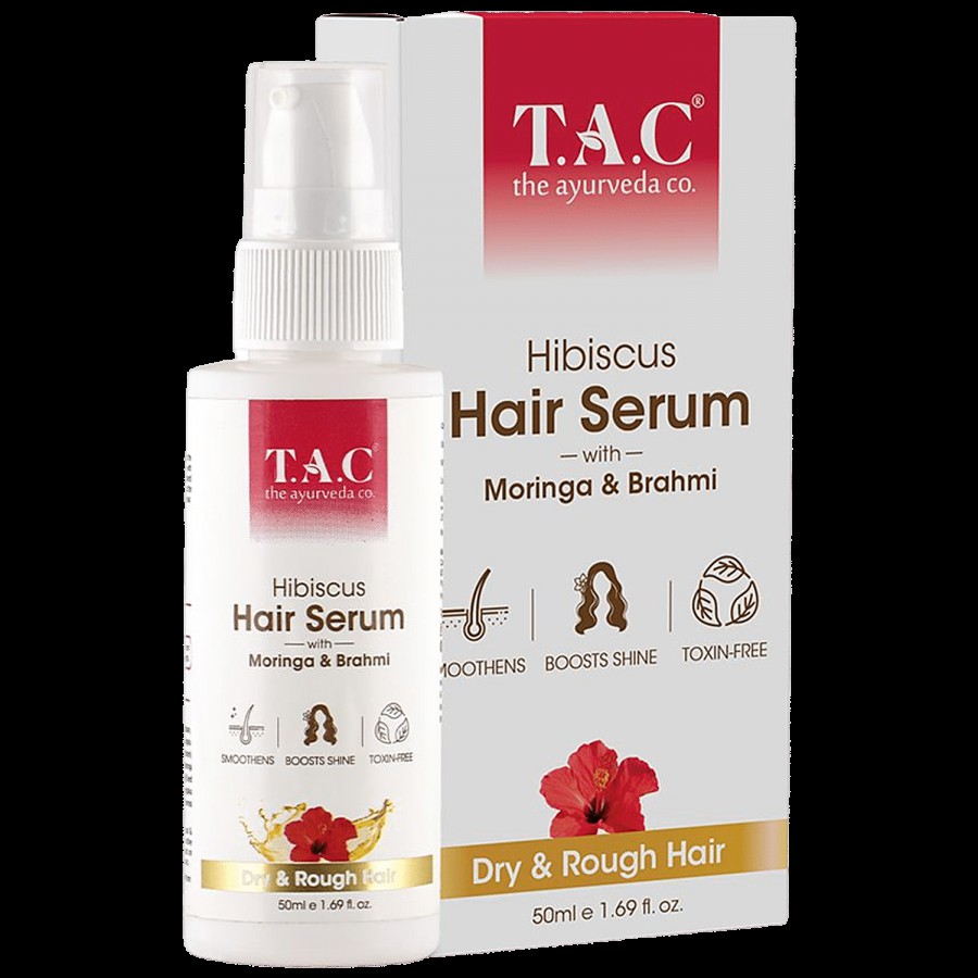 TAC - The Ayurveda Co. Hibiscus Hair Serum With Moringa & Brahmi