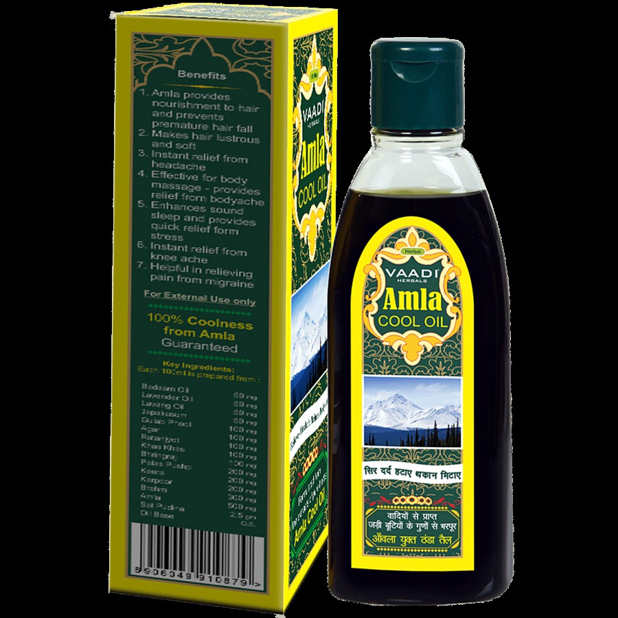 Vaadi Herbals Amla Cool Oil - Pure Herbs