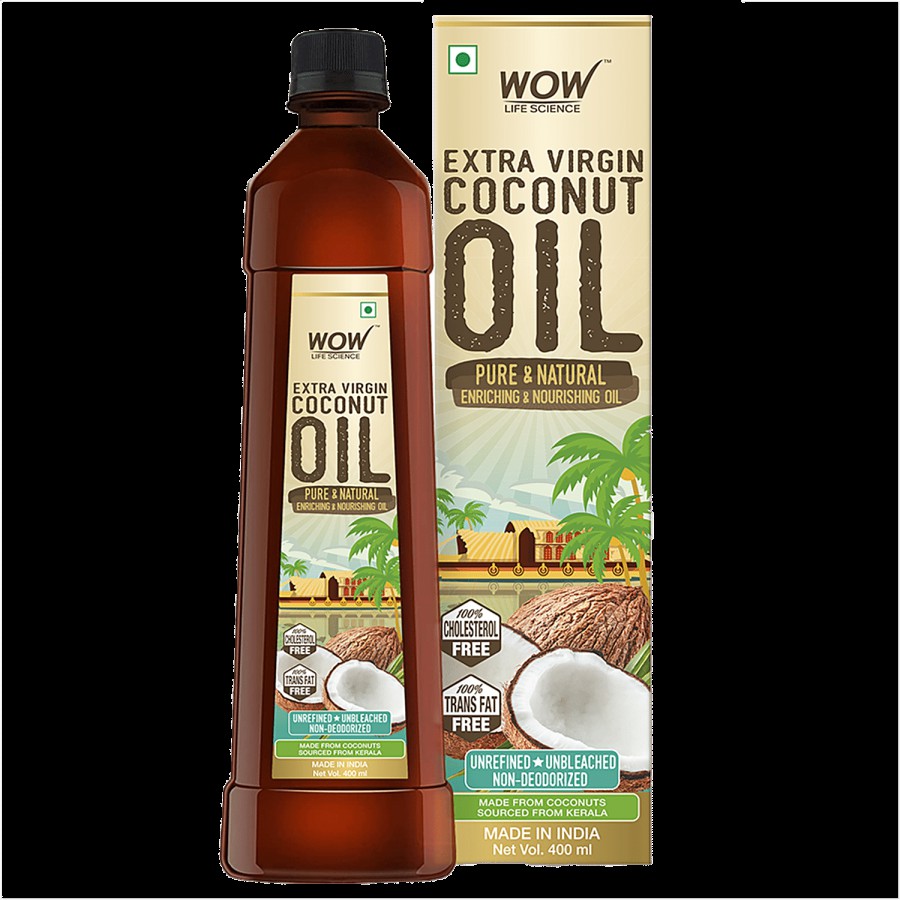 Wow Skin Science Extra Virgin Coconut Oil - Pure & Natural