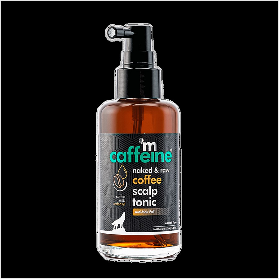 mCaffeine Naked & Raw Coffee Scalp Tonic - Reduces Hairfall