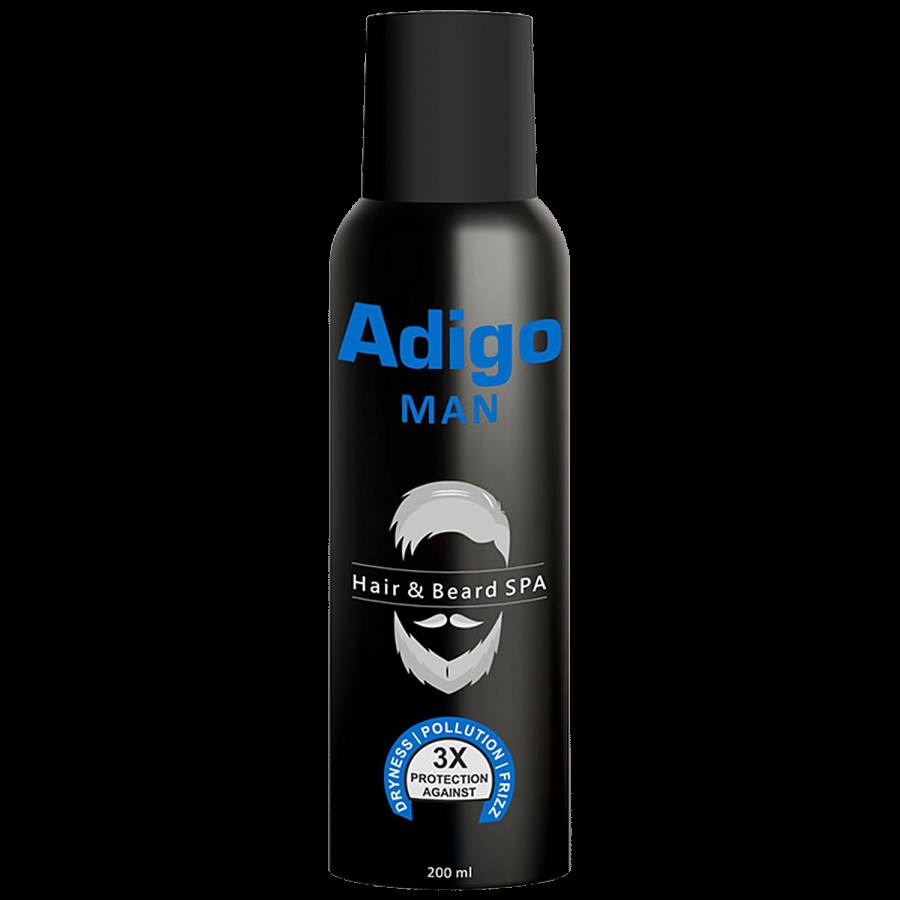 Adigo Man Hair & Beard Spa - 3X Protection Against Dryness