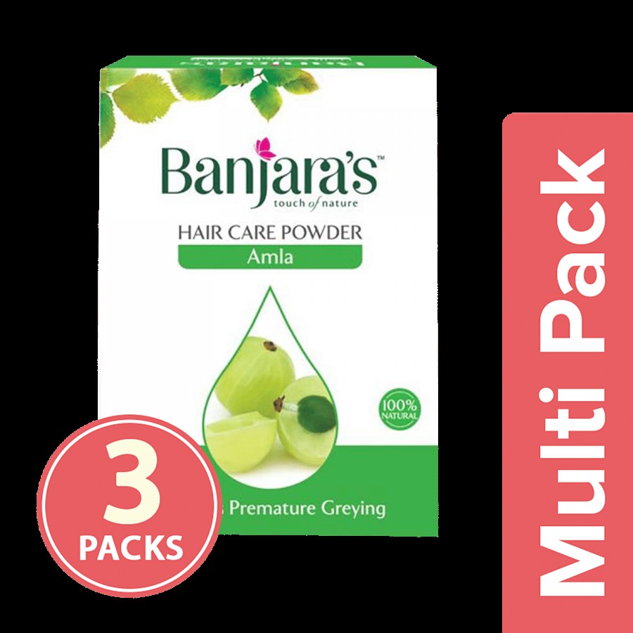 Banjara's Amla Hair Care Powder - Pure Herb