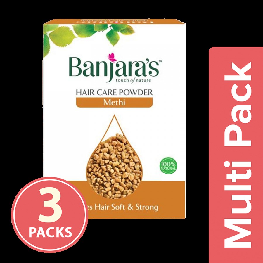 Banjara's Methi Hair Care Powder - Pure Herb