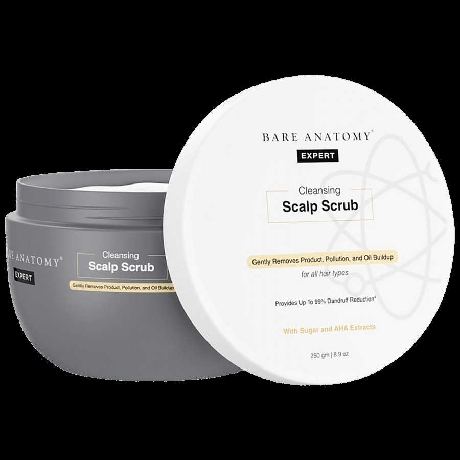 Bare Anatomy Expert Cleansing Scalp Scrub - Provides Up To 99% Dandruff Reduction