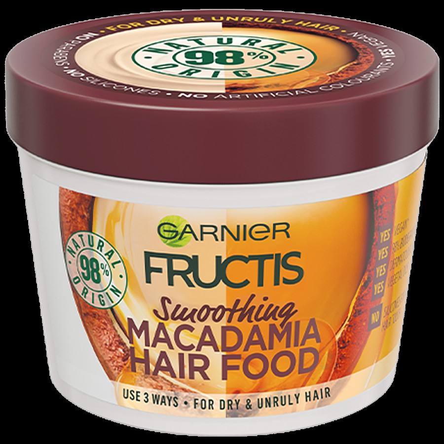 Garnier Fructis - Smoothing Macadamia Hair Food