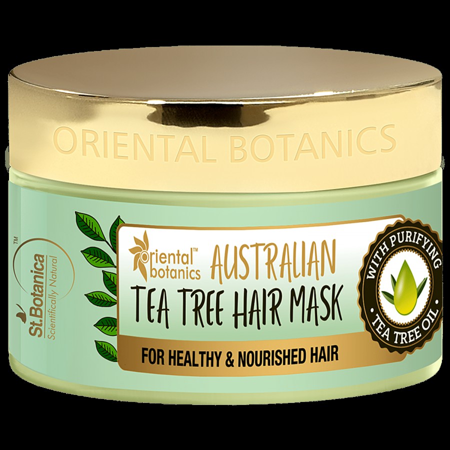 Oriental Botanics Australian Tea Tree Hair Mask - For Healthy & Nourished Hair